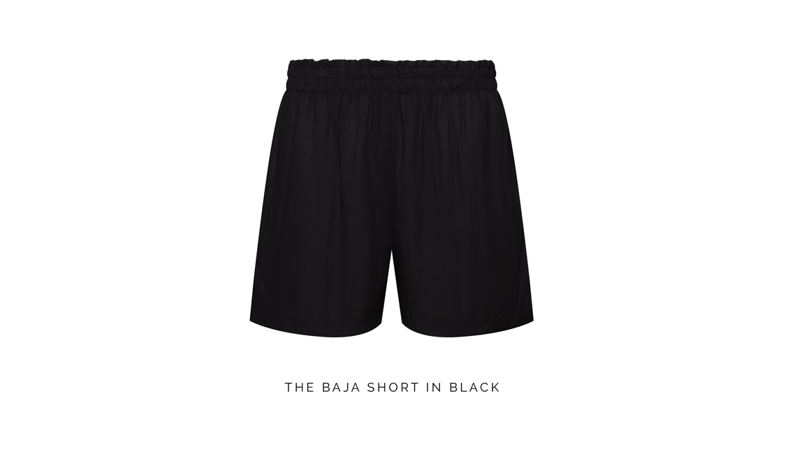 The Baja Short in Black