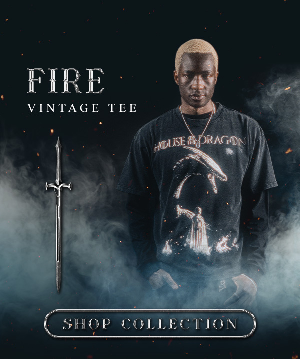 Fire Vintage Tee. Shop now.