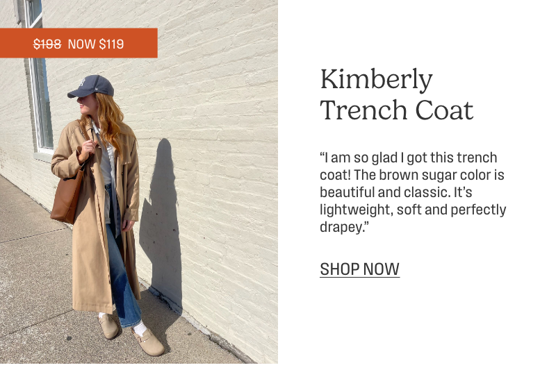 Shop the Kimberly Trench Coat