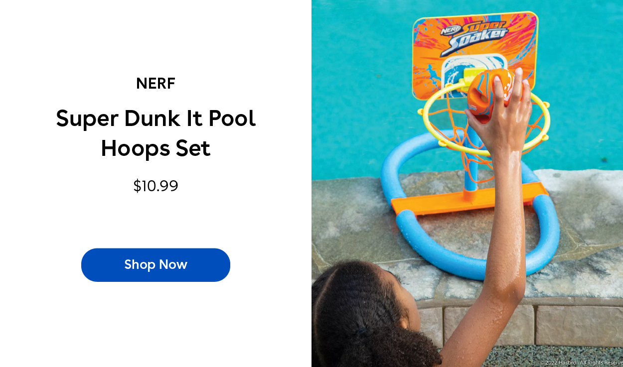 Nerf Super Dunk It Pool Hoops Set $10.99 Shop Now