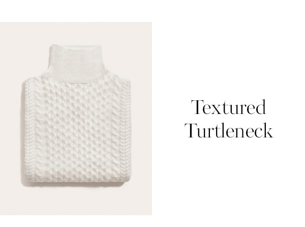 Textured Turtleneck