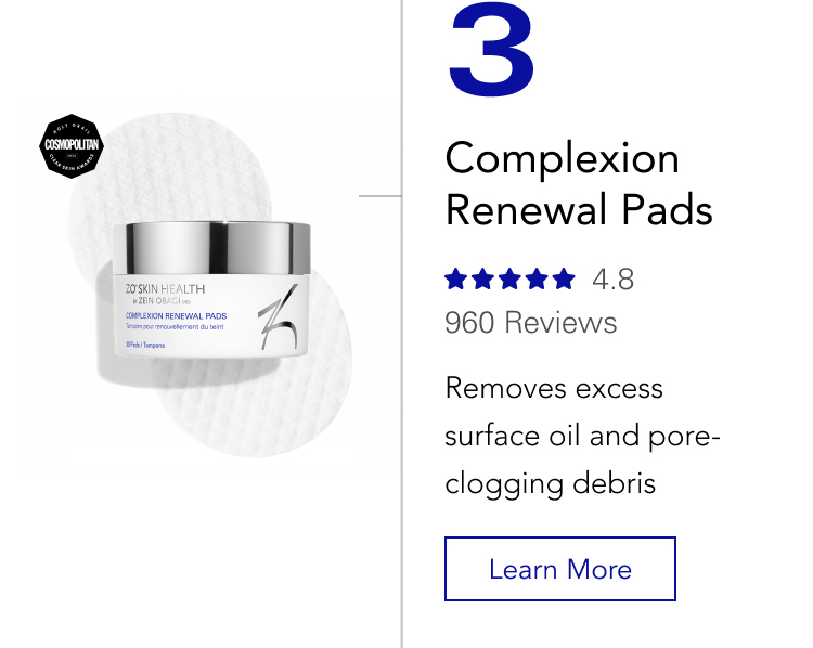 3: Complexion Renewal Pads - Learn More