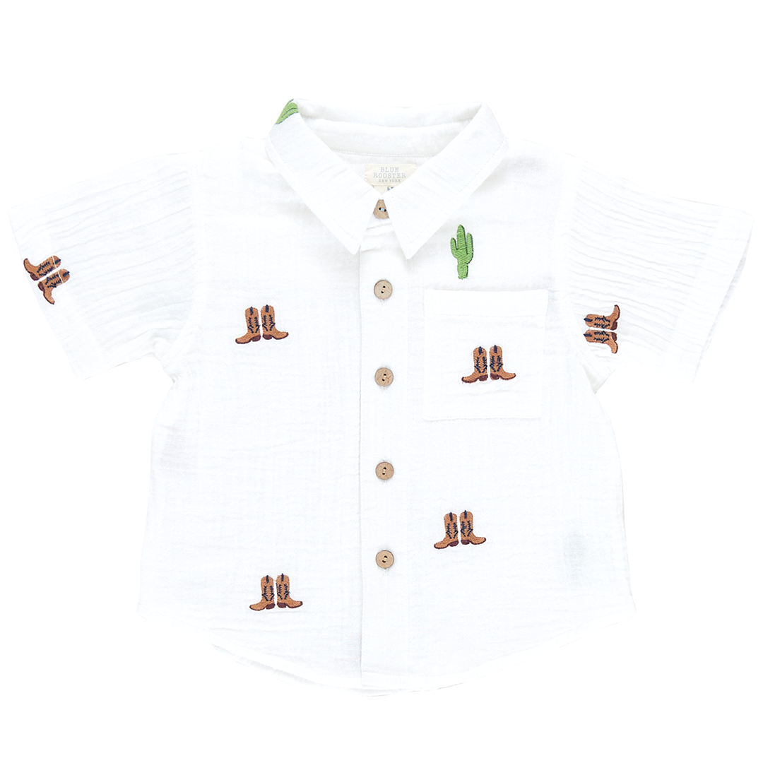 Image of Boys Jack Shirt - Rodeo Embroidery