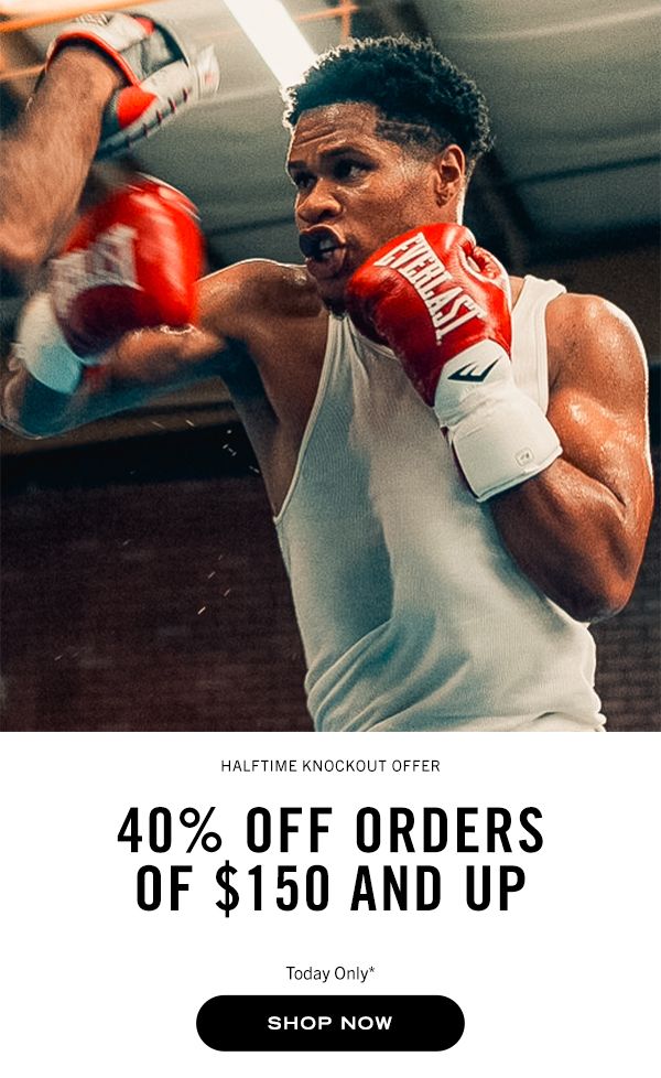 40% Off $150+ with code HALFTIME