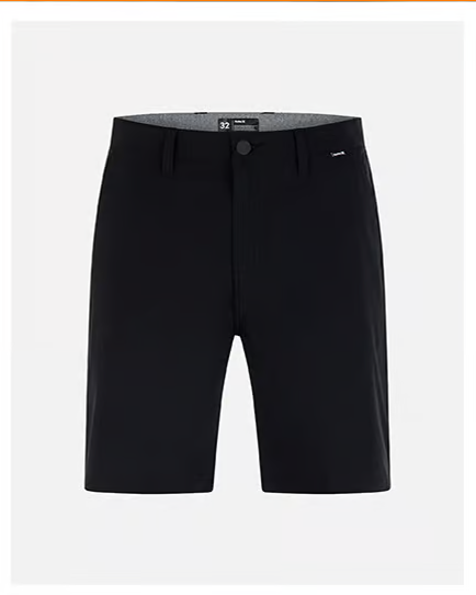 Black Phantom Walkshorts 20"