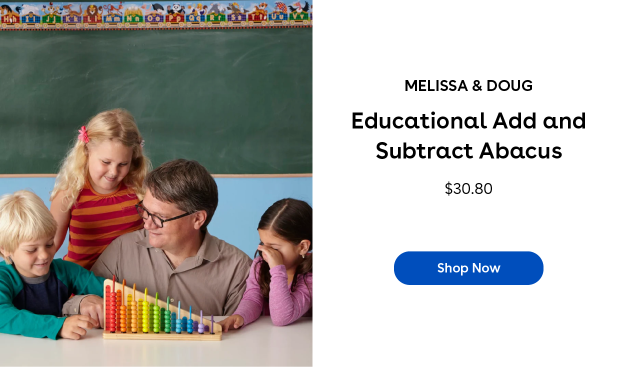 Melissa & Doug Educational Add and Subtract Abacus $30.80 Shop Now