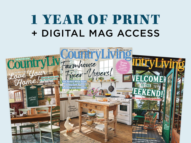 1 year of print + digital mag access