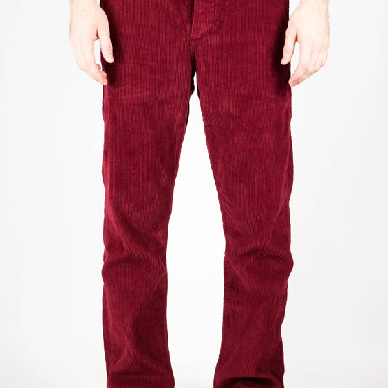 Japanese  8 wale burgundy Corduroy Miners