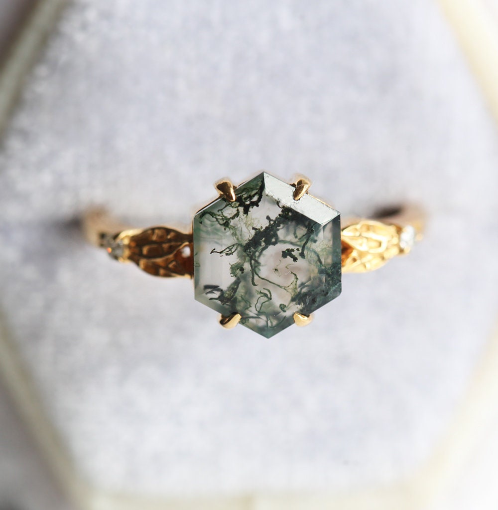 Image of Alyssa Moss Agate Ring