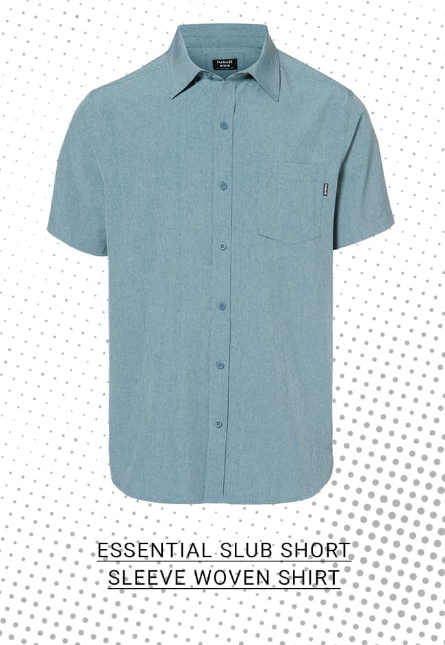 Essential Slub Short Sleeve Woven Shirt