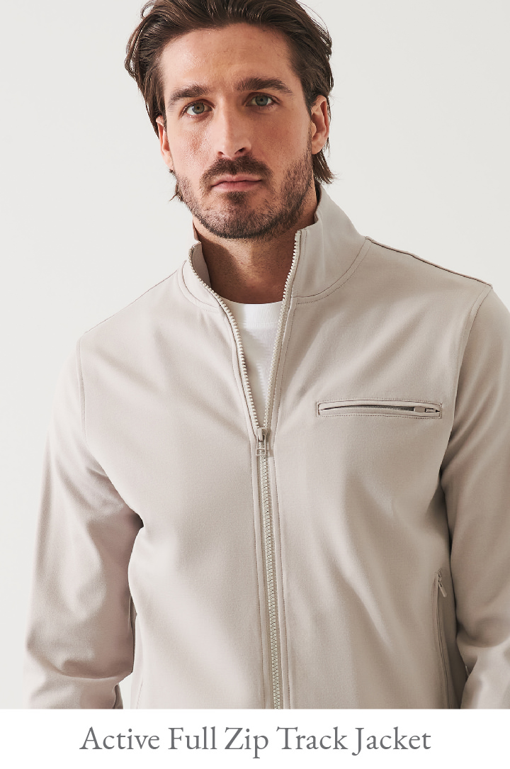 ACTIVE FULL ZIP TRACK JACKET