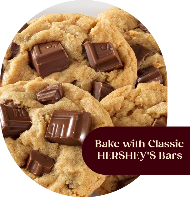 Bake with Classic HERSHEY'S Bars