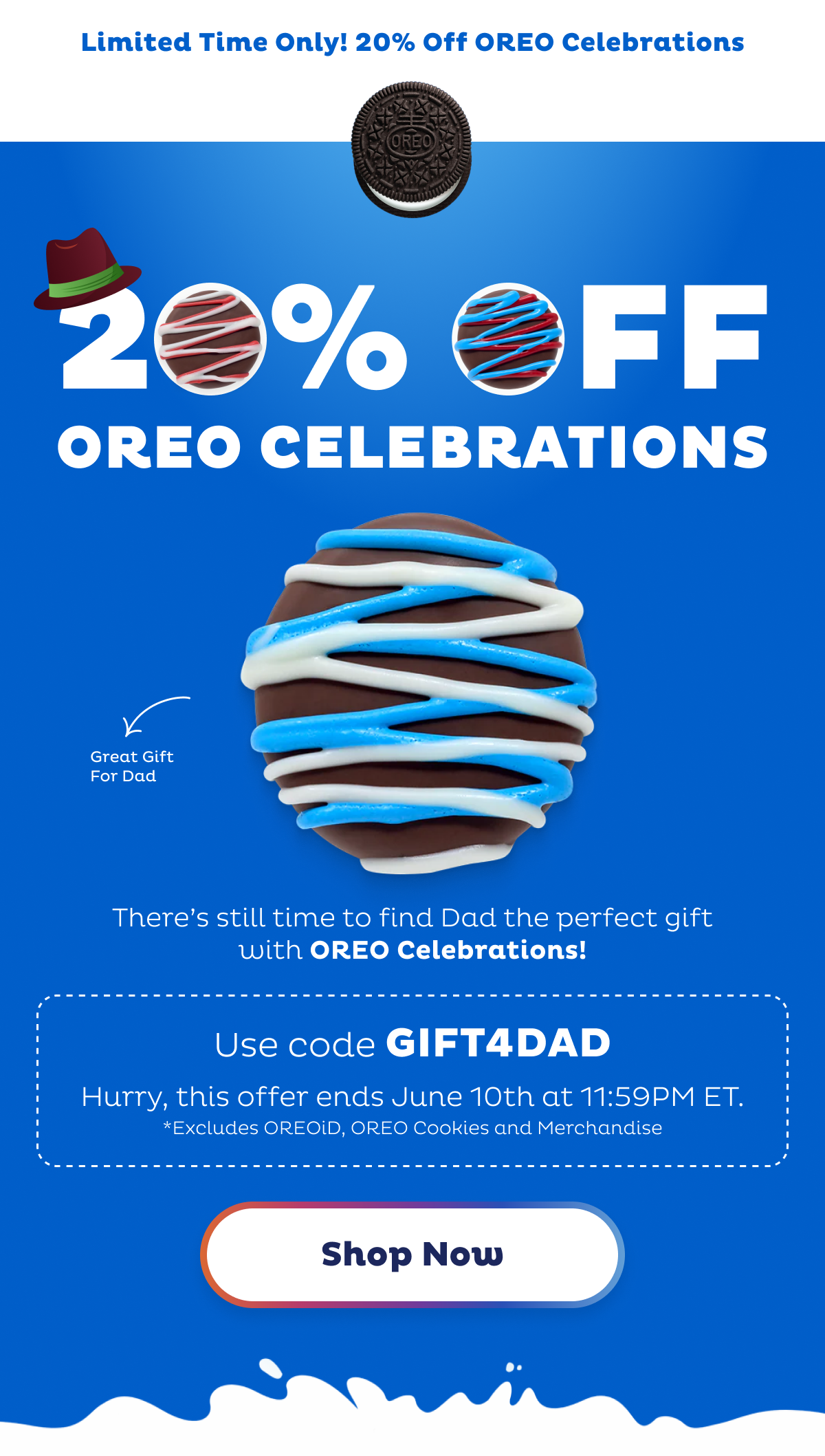 Shop 20% Off OREO Celebrations for Father's Day