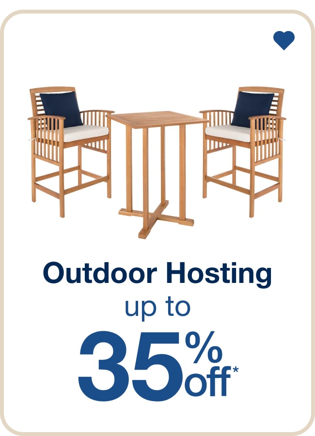 Up to 35% Off Outdoor Hosting - Shop Now!