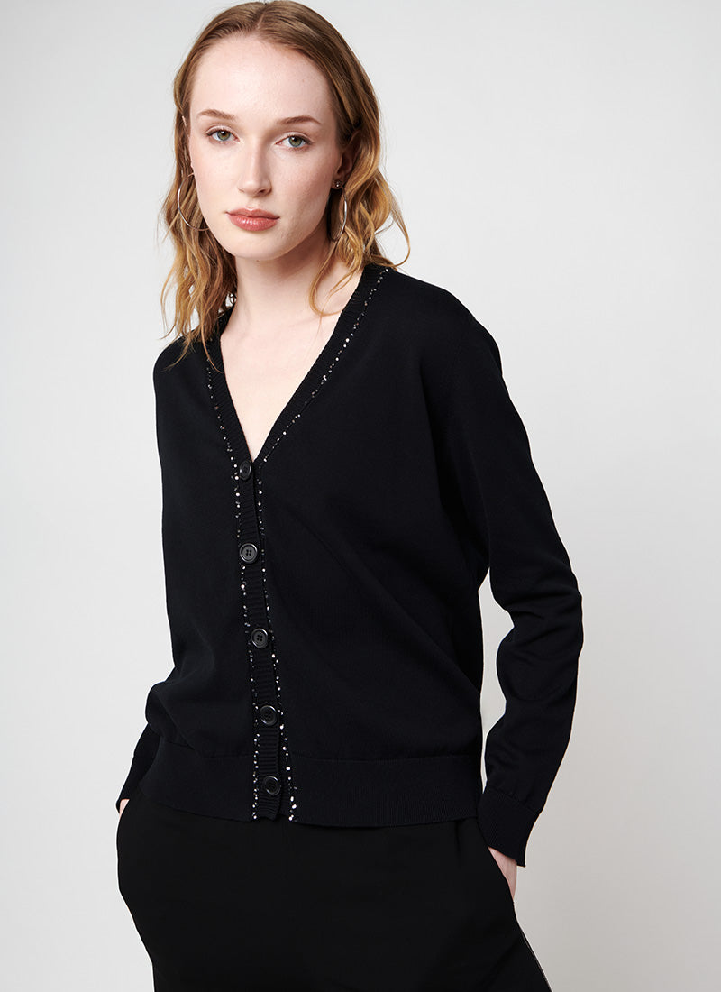 Image of Sequin Thread Cardigan