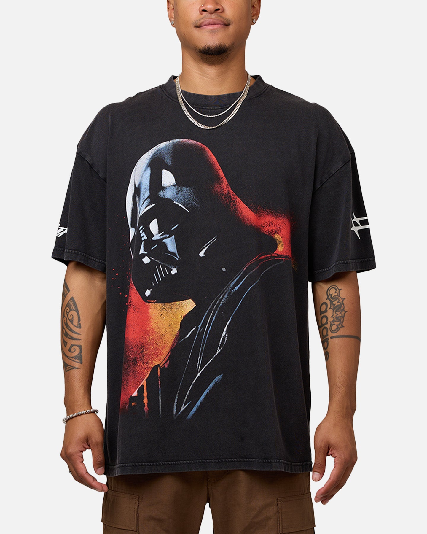 Image of Star Wars Darth Vader T-Shirt Black Wash