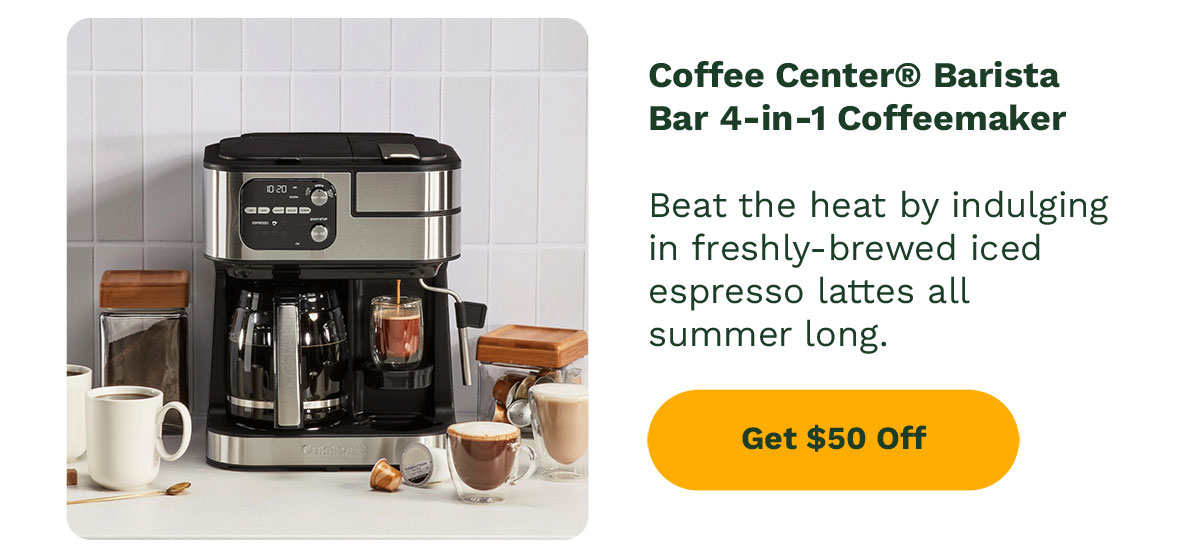 Coffee Center® Barista Bar 4-in-1 Coffeemaker