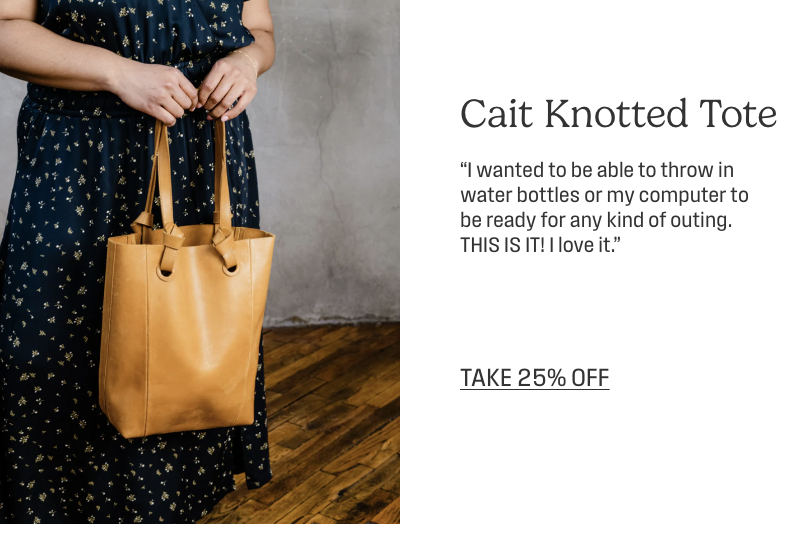 Shop Cait Knotted tote