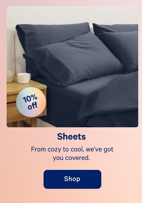 Sheets >> Shop >>