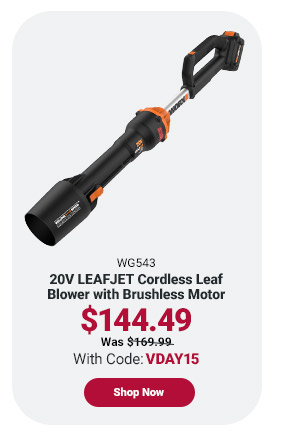 20V POWER SHARE LEAFJET CORDLESS LEAF BLOWER WITH BRUSHLESS MOTOR