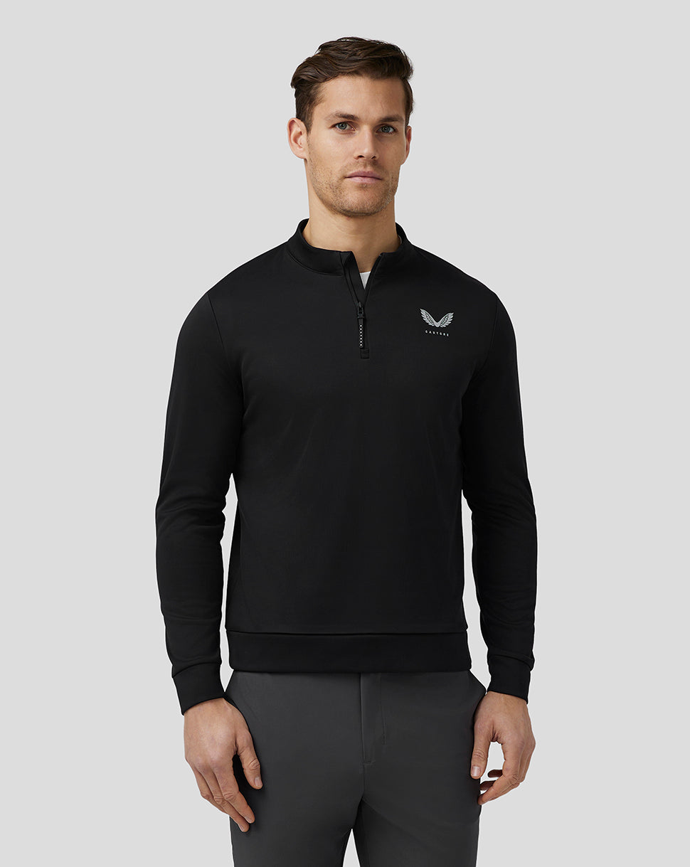 Image of Men’s Golf Club Classic Quarter Zip Top - Black