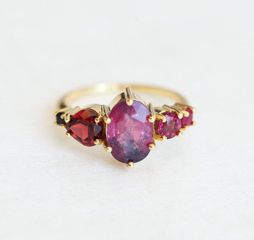 Image of Pink Sapphire  Ring