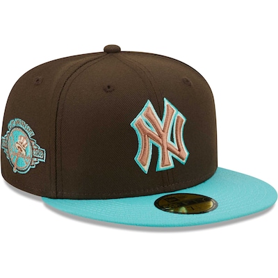 Men's New Era Brown/Mint New York Yankees  Walnut Mint 59FIFTY Fitted Hat