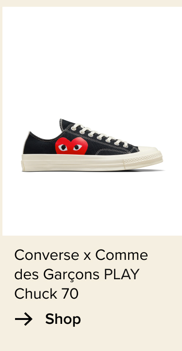 Shop: Converse x Comme des Garçons PLAY Chuck 70