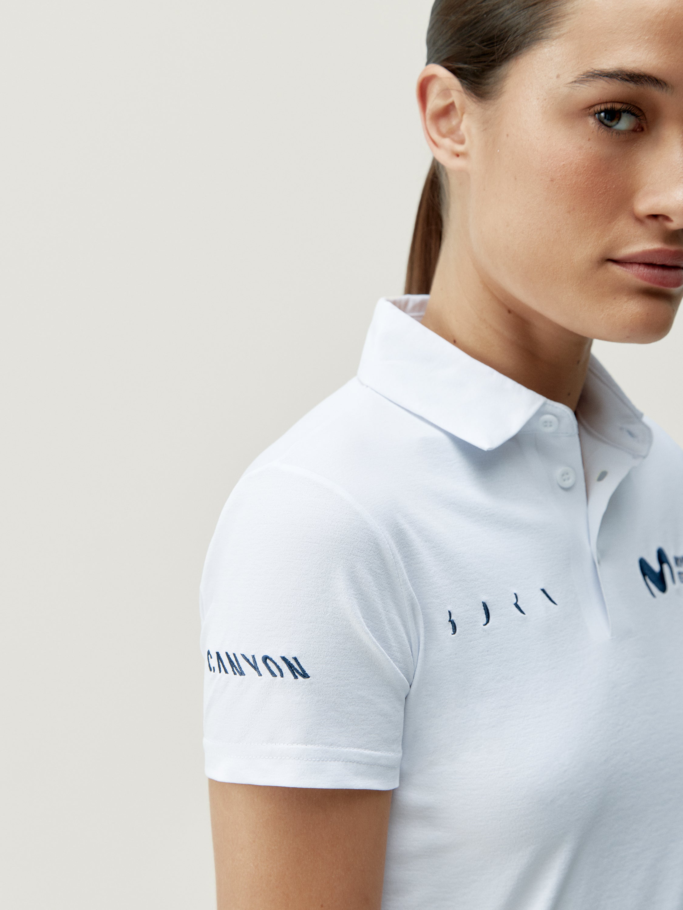 Image of Polo Mujer Movistar White