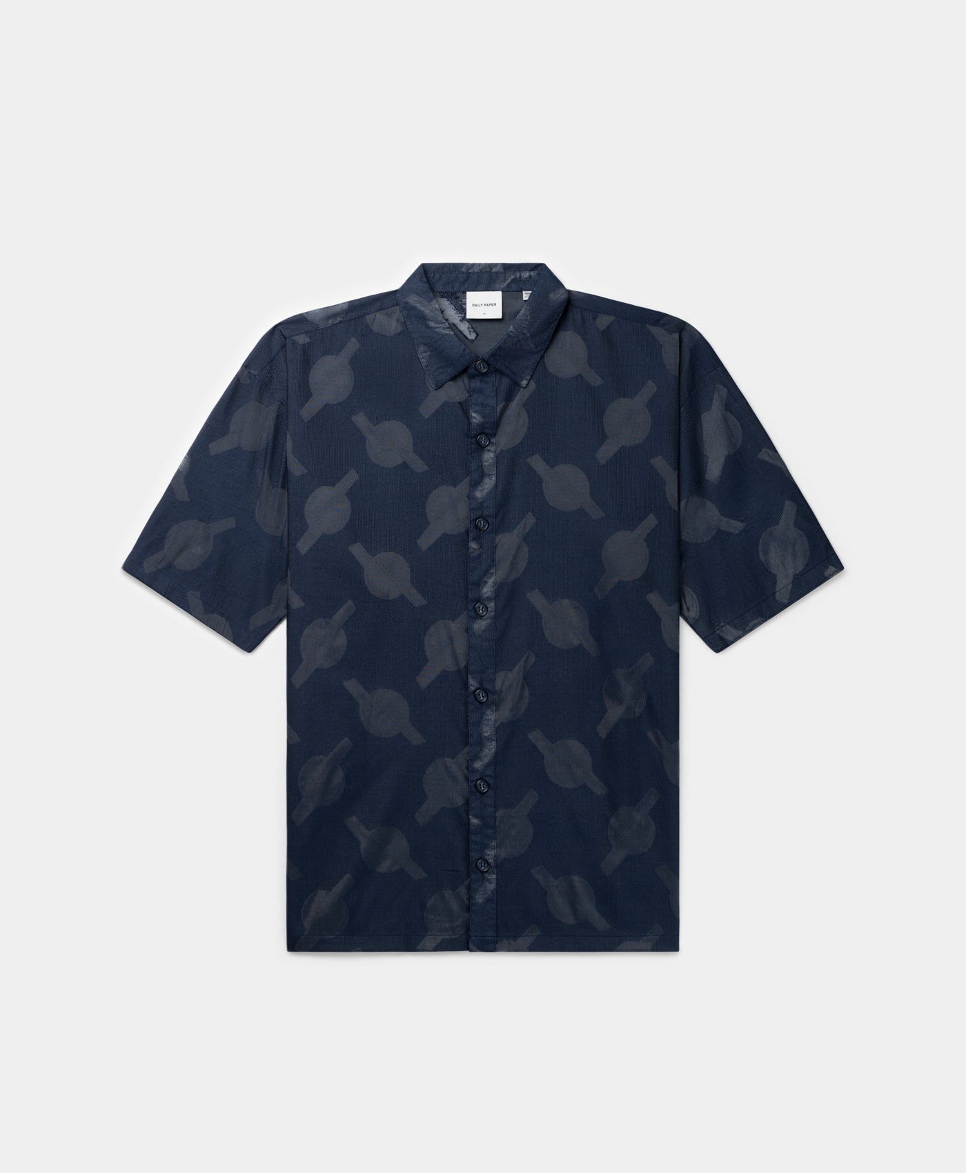 Image of Pageant Blue Salim Relaxed Shirt