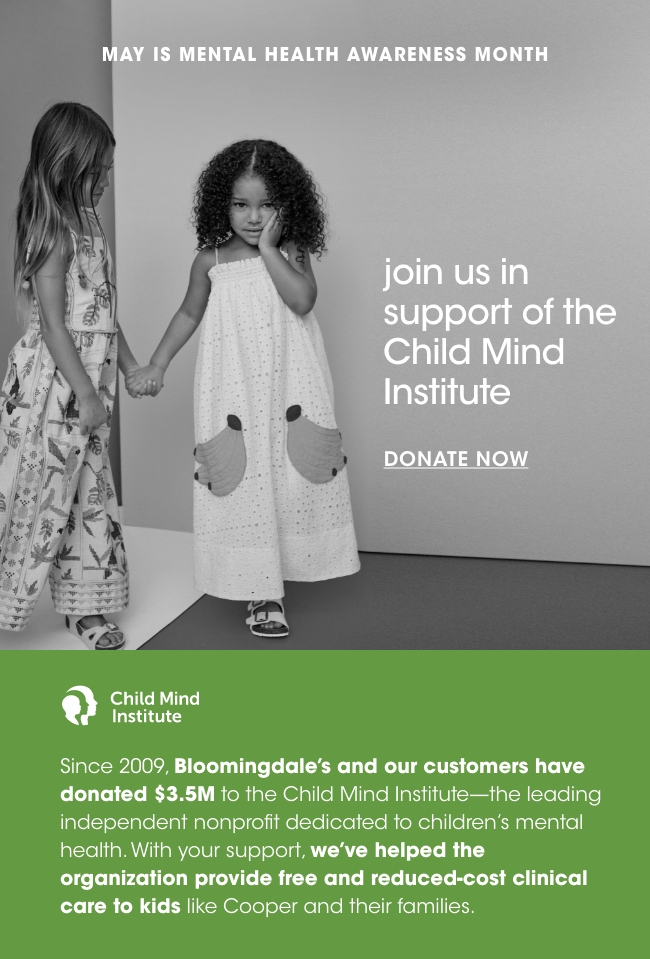 Join us in support of the Child Mind Institute. Donate now.