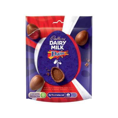 Cadbury Dairy Milk Mini Daim Eggs Bag