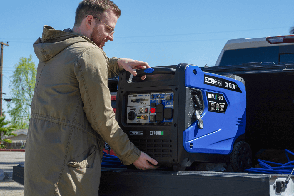 ALL NEW | 7,000 Watt Portable Dual Fuel Inverter Generator w/ CO Alert