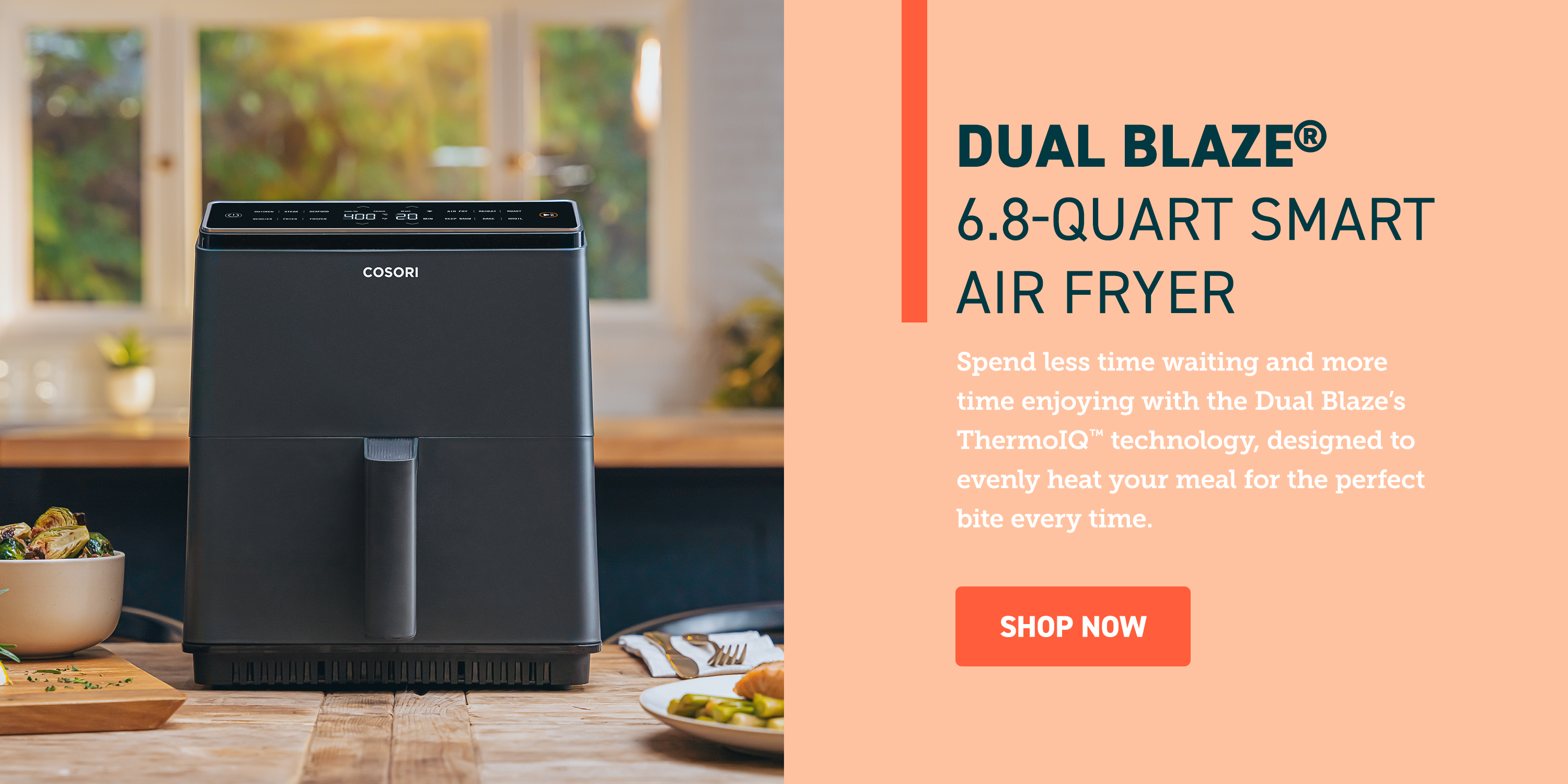 Dual Blaze® 6.8-Quart Smart Air Fryer