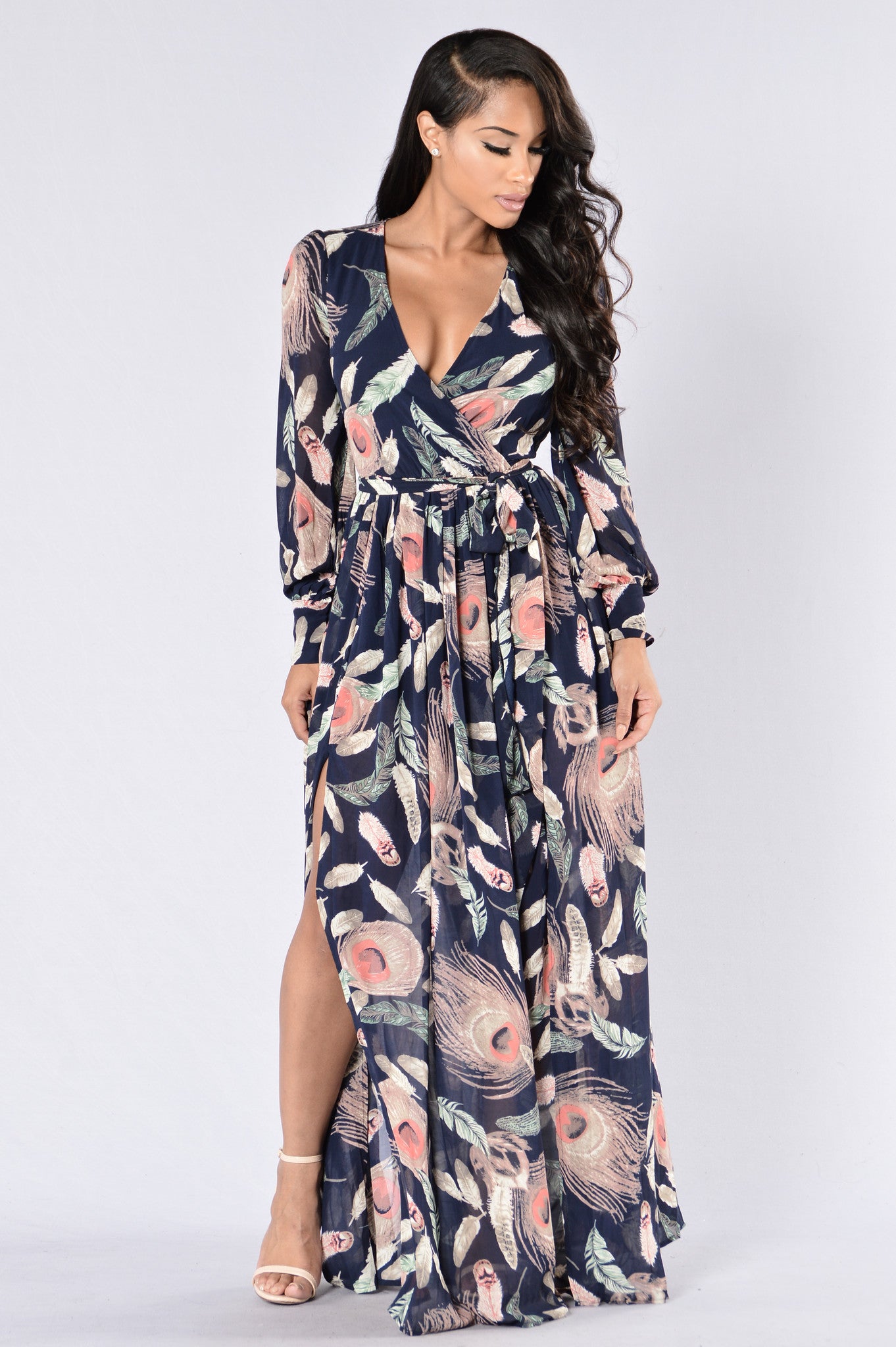 Image of Brunch Date Dress - Navy