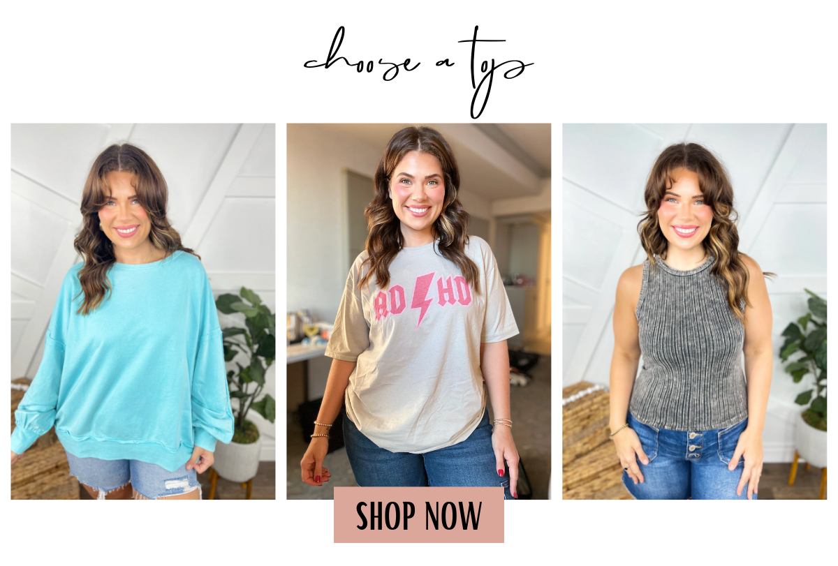 Choose a top. Shop now