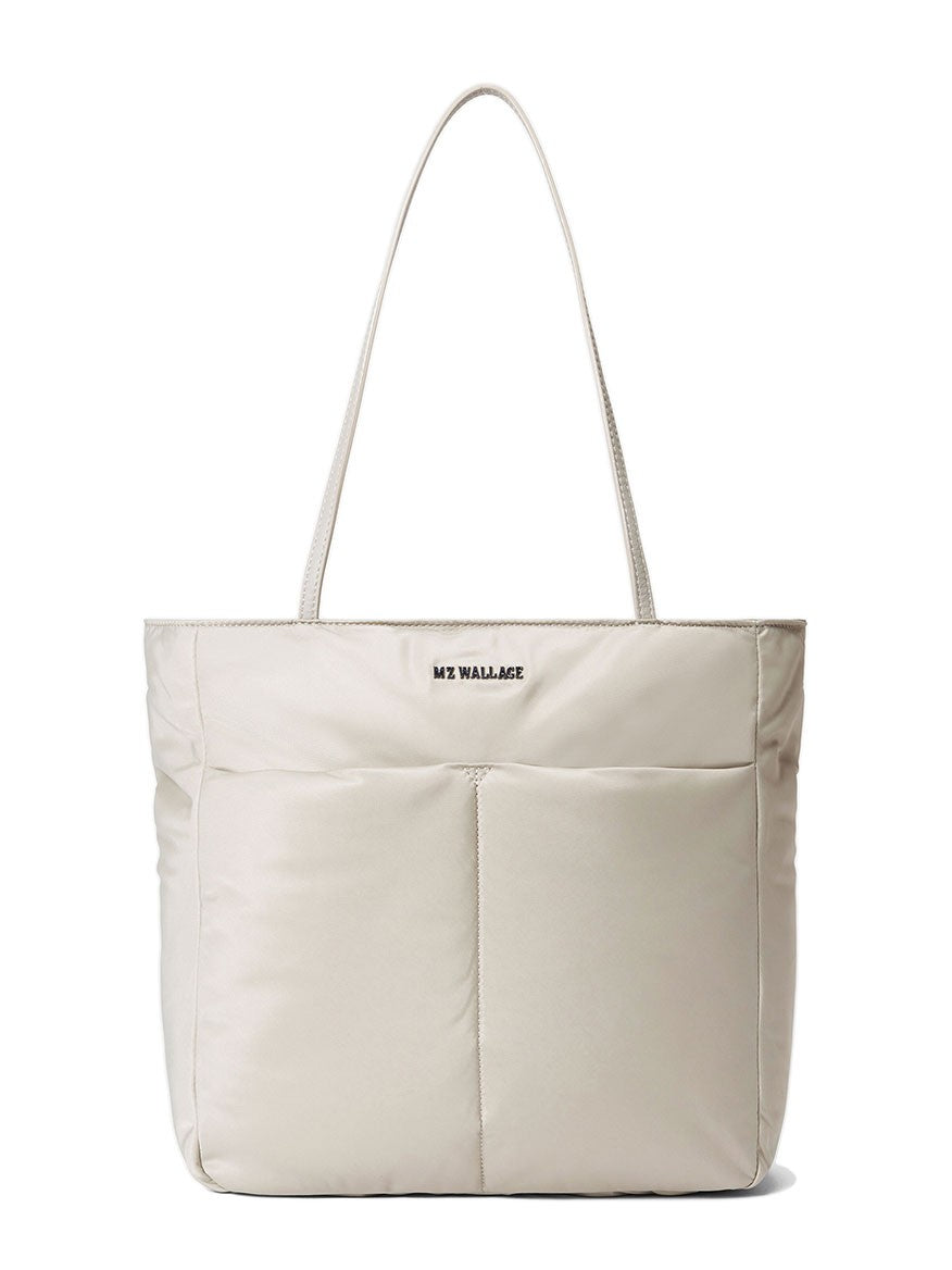 Image of MZ Wallace Bowery Quatro Tote in Atmosphere Bedford