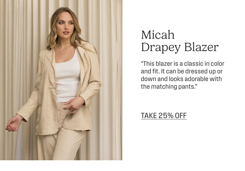 Shop Micah drapey blazer