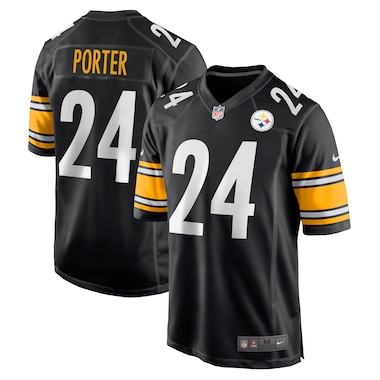  Nike Joey Porter Jr. Black  2023 NFL Draft Pick Game Jersey