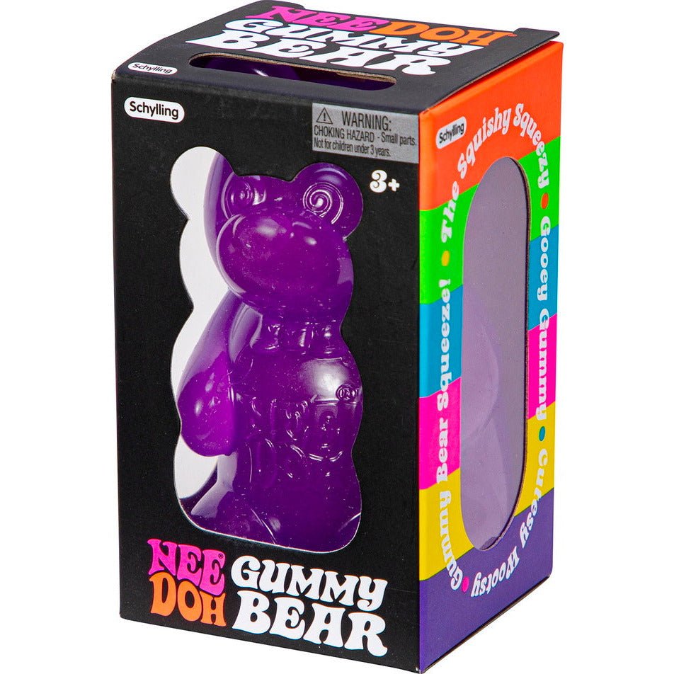 Nee Doh Gummy Bear 4 Inch Squish Ball Fidget Toy