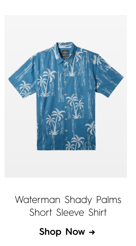 Waterman Shady Palms Short Sleeve Shirt