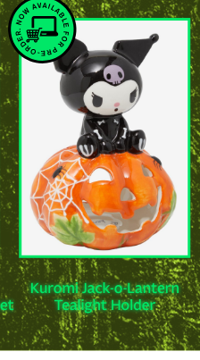 Kuromi Jack-o-Lantern Tealight Holder