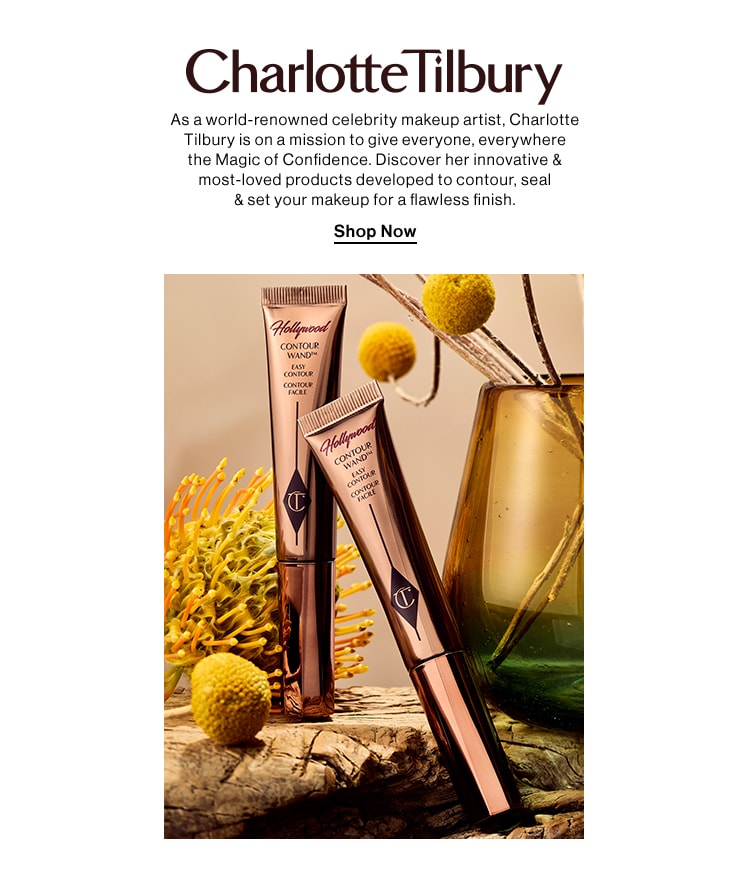 Charlotte Tilbury. As a world-renowned celebrity makeup artist, Charlotte Tilbury is on a mission to give everyone, everywhere the Magic of Confidence. Discover her innovative & most-loved products developed to contour, seal & set your makeup for a flawless finish. Shop Now