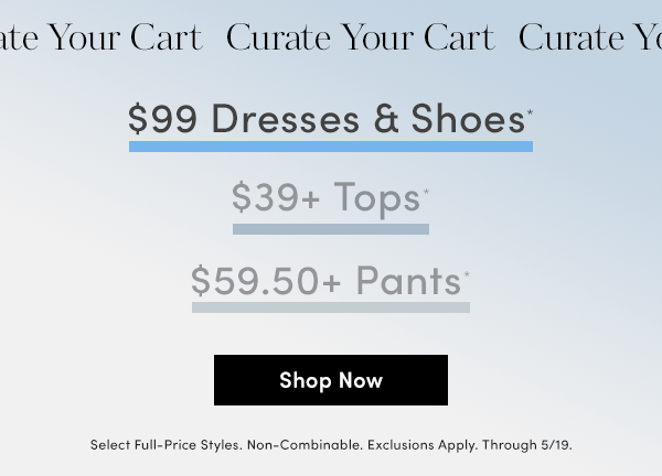 Curate your cart