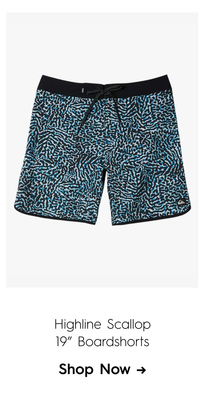 Highline Scallop 19" Boardshorts