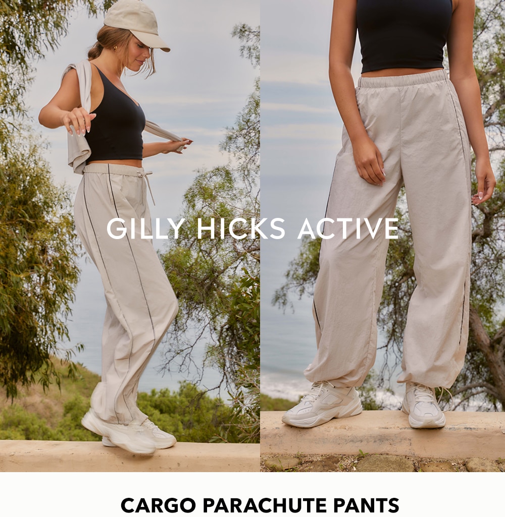 GILLY HICKS ACTIVE

CARGO PARACHUTE PANTS