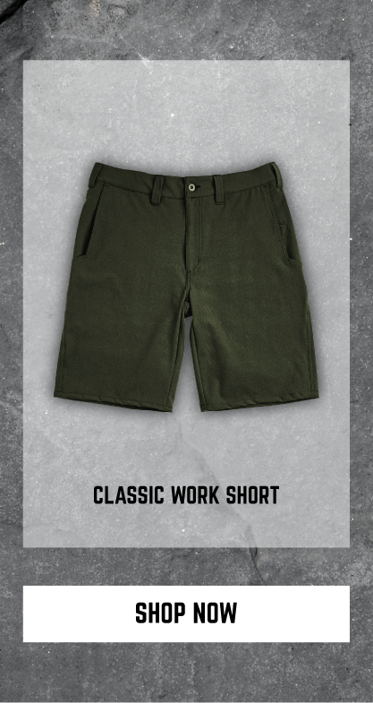 Shop Classic Work Short in Hunter Green