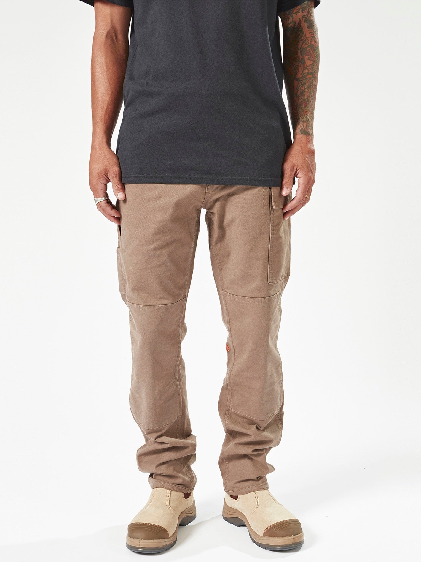 Image of Volcom Workwear Caliper Work Pants - Brindle