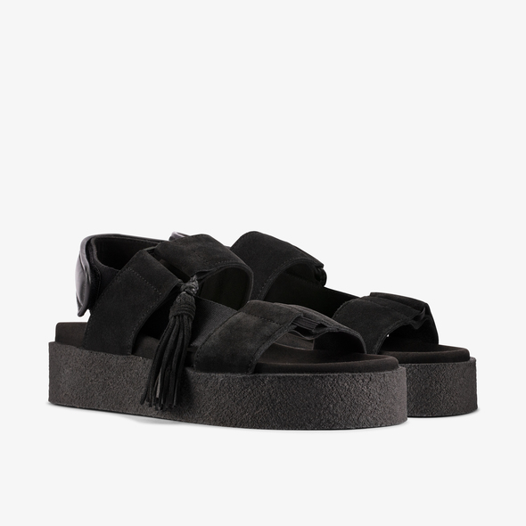 Crepe Sandal Black