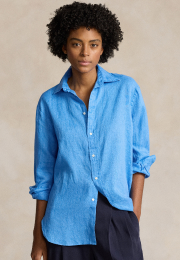 Oversize Fit Linen Shirt